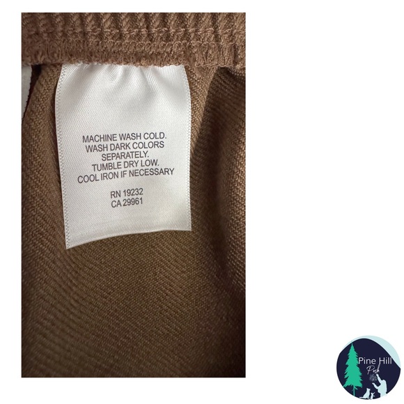 NEW Alfred Dunner Classics Pants Size 16 Proportioned Short Taupe Straight Leg - Picture 6 of 8